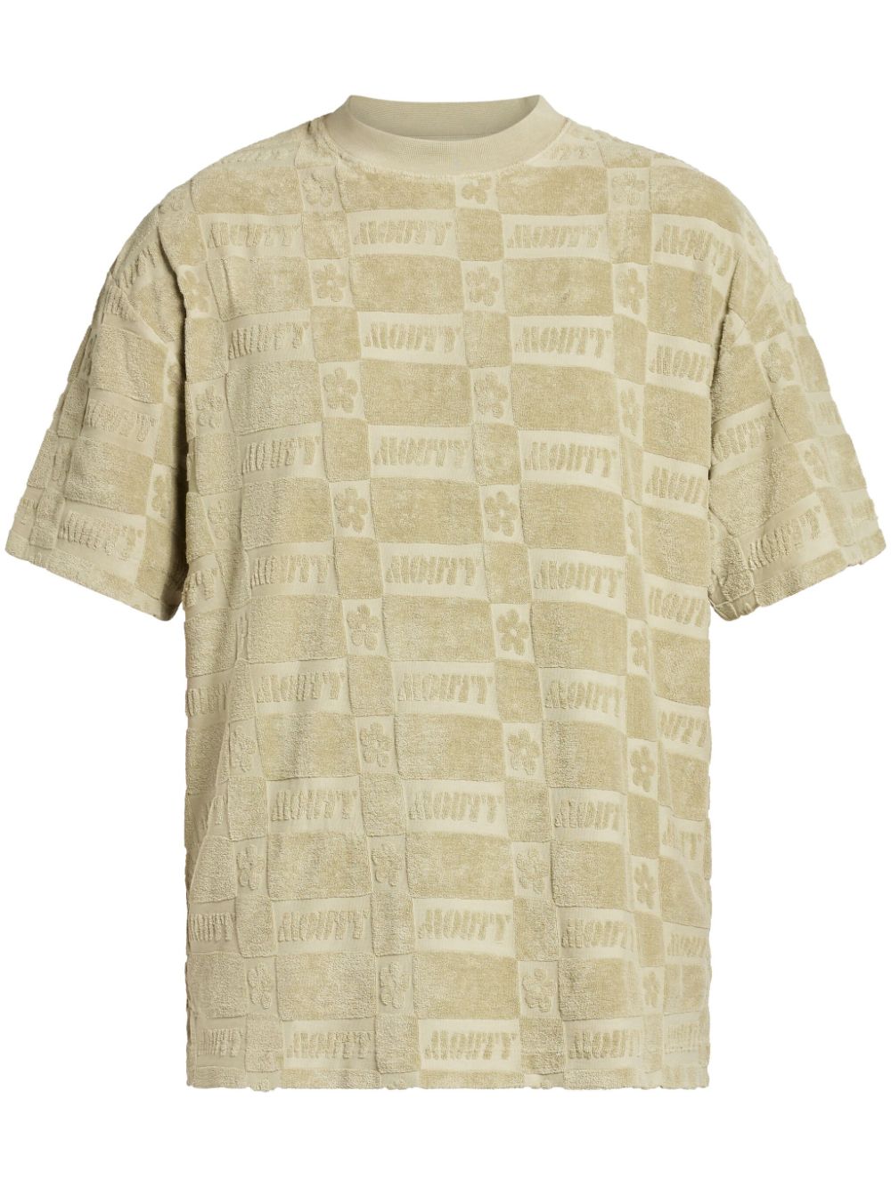 Plush cotton T-shirt - Neutrals