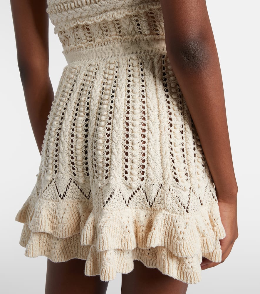 Cotton miniskirt