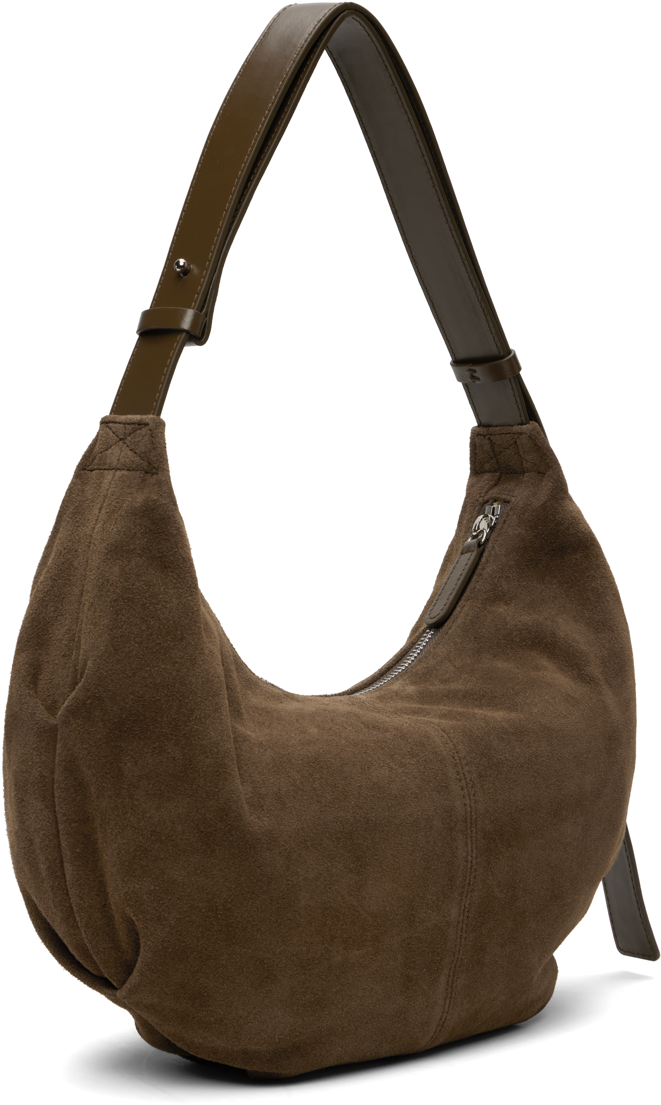 Brown Ht Suede Shoulder Bag
