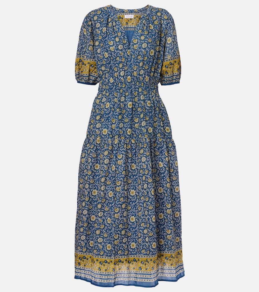 Natalia floral cotton maxi dress