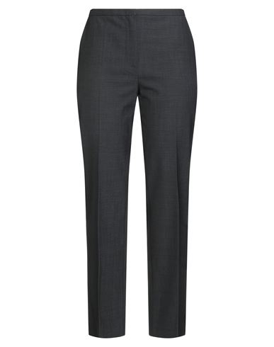 Woman Pants Charcoal Size 4 Polyester, Virgin Wool, Elastane