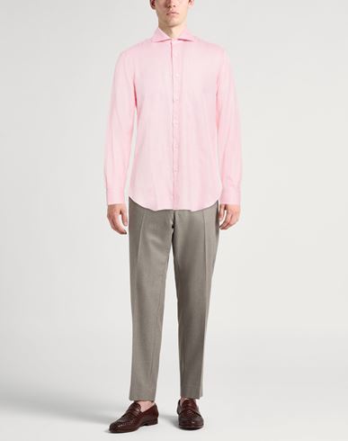 Man Shirt Pink Size 17 Cotton