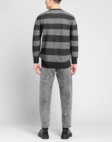 Man Sweater Grey Size 38 Alpaca wool, Polyamide