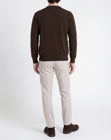 Man Sweater Dark brown Size 38 Cashmere