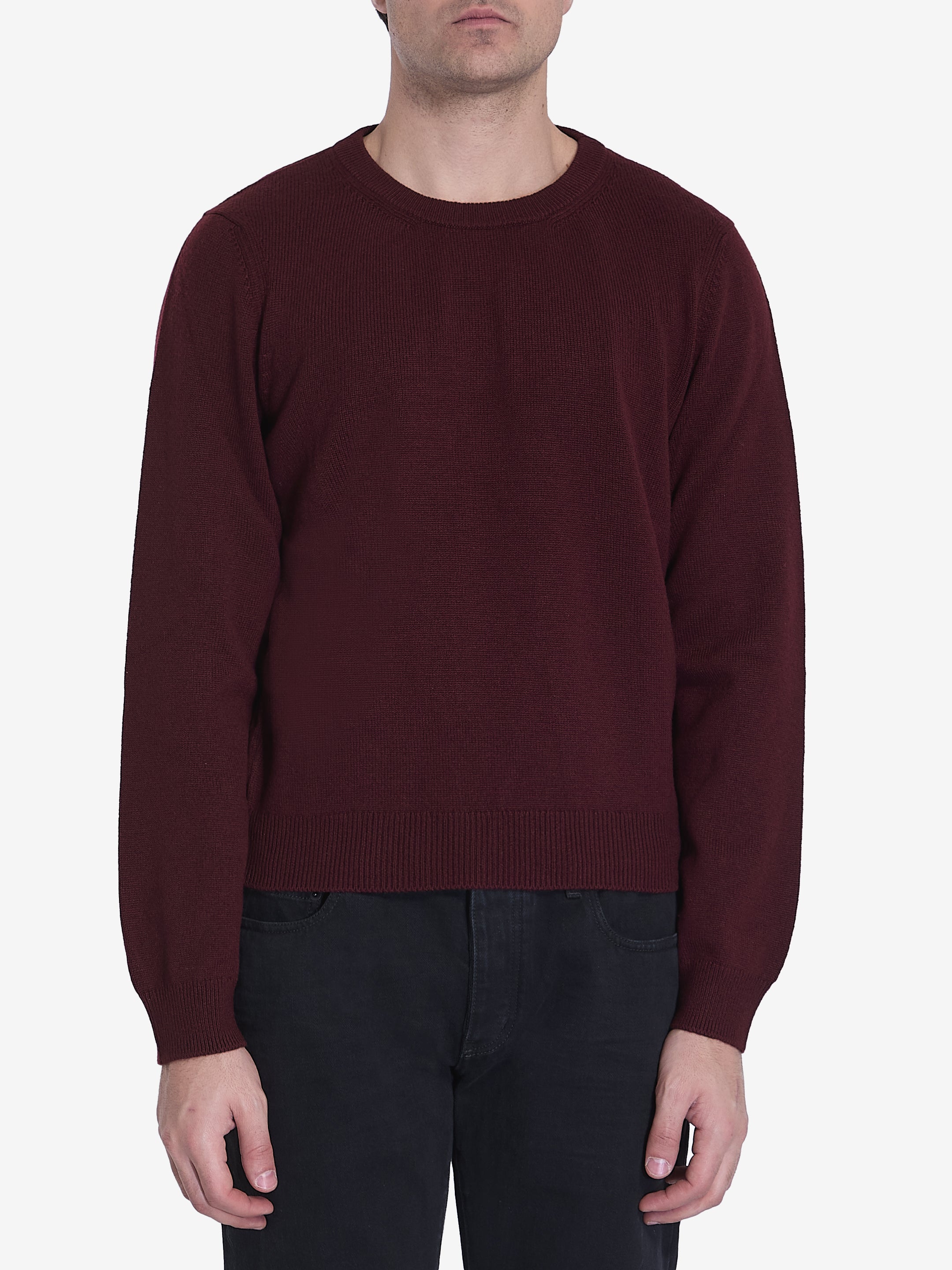 Logo-Embroidered Wool and Cashmere-Blend Sweater