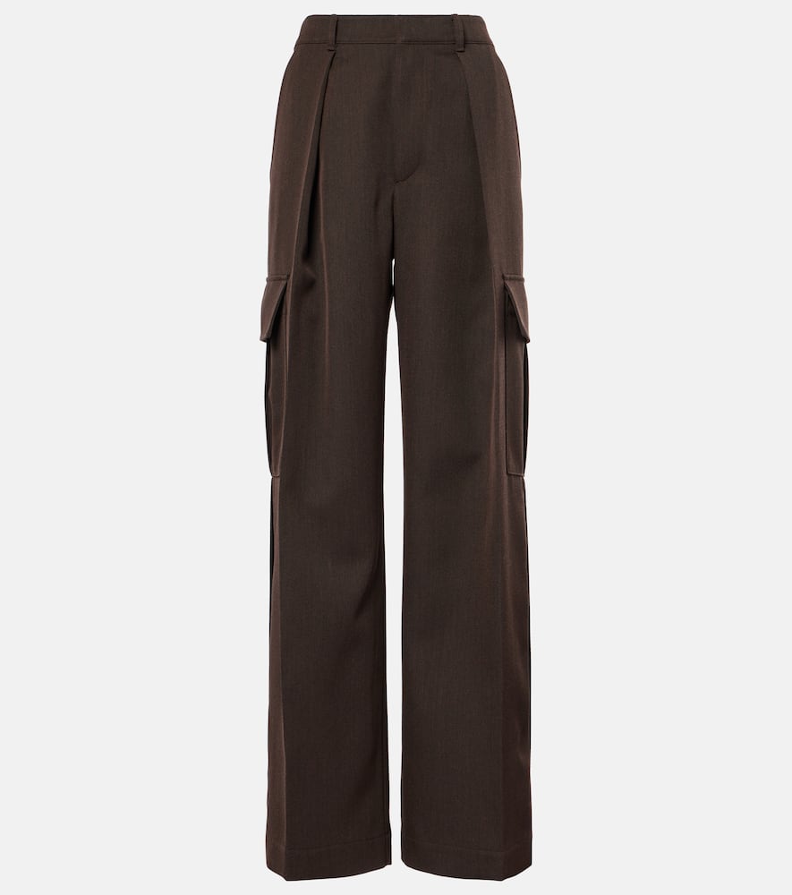 Wool cargo pants