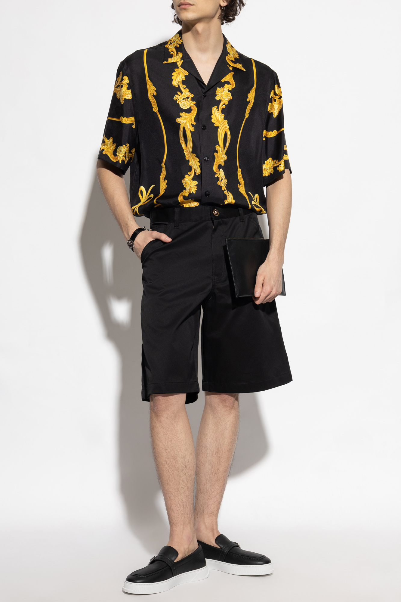 Cotton Shorts, Men's, Black