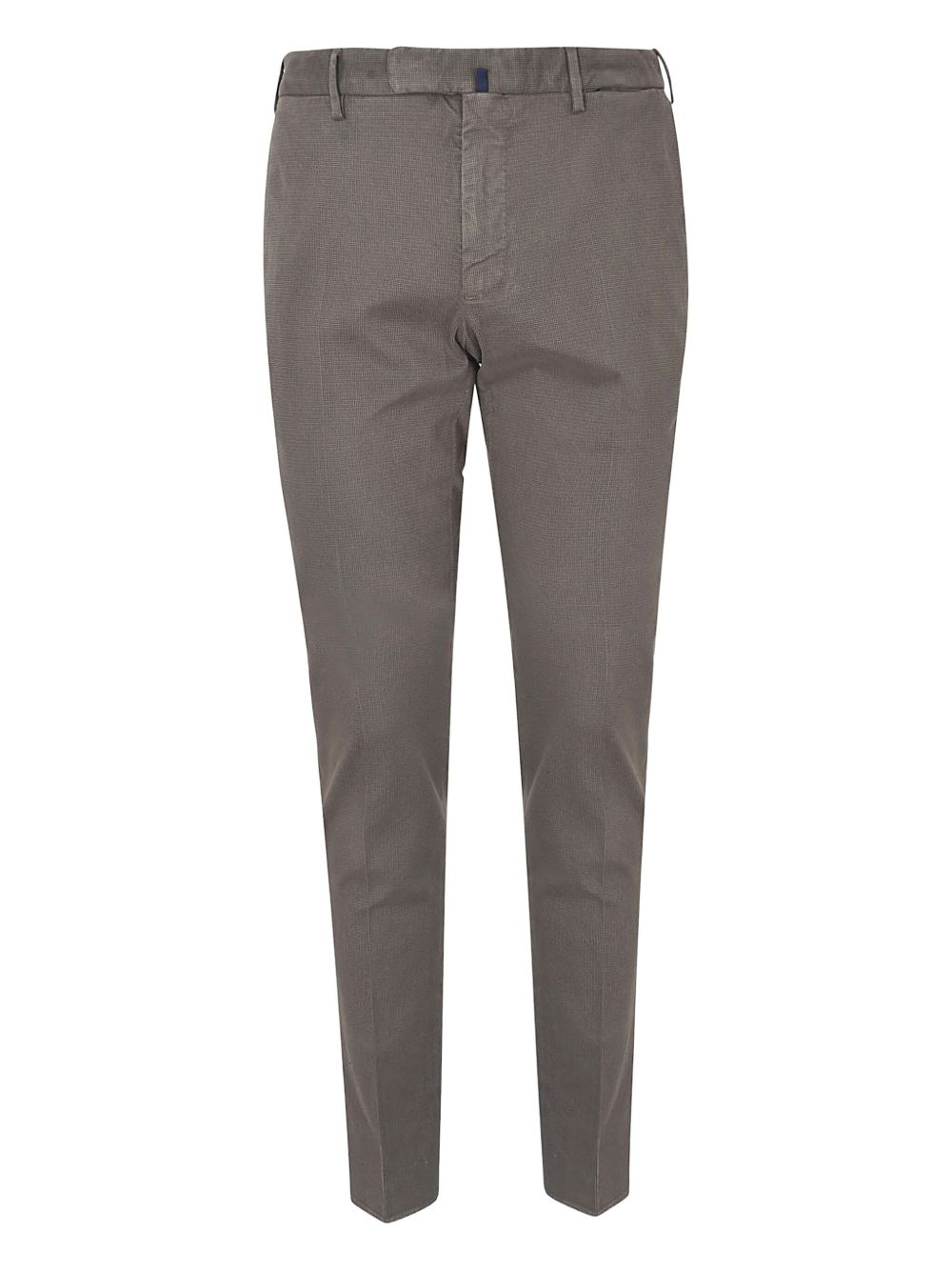 Incotex textured-finish trousers - Brown