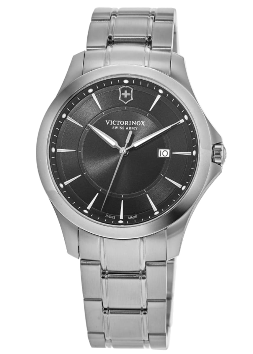 Alliance Quartz Black Dial Steel Men's Watch 241909