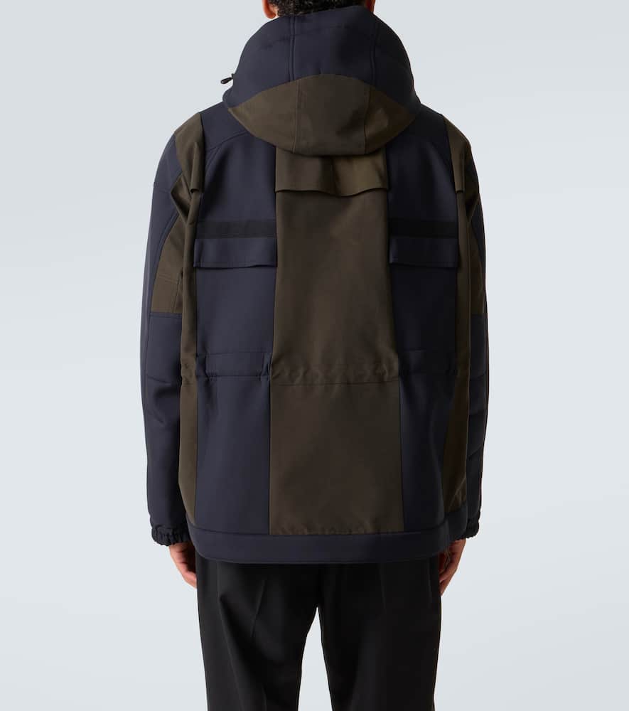 Colorblocked technical jacket