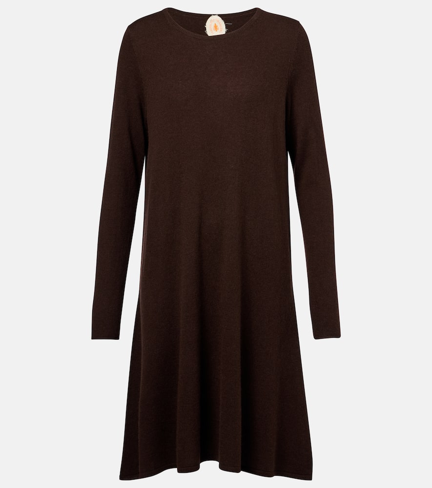 Wool and cashmere midi dress