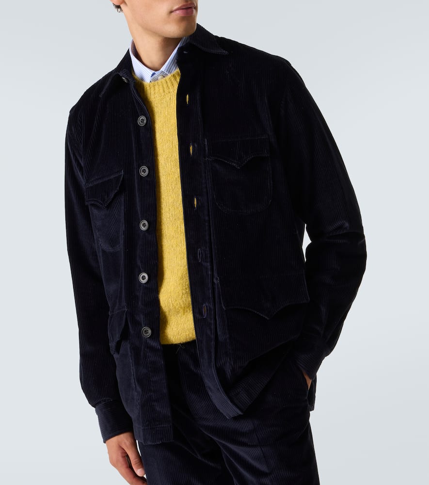Cotton corduroy Western shirt