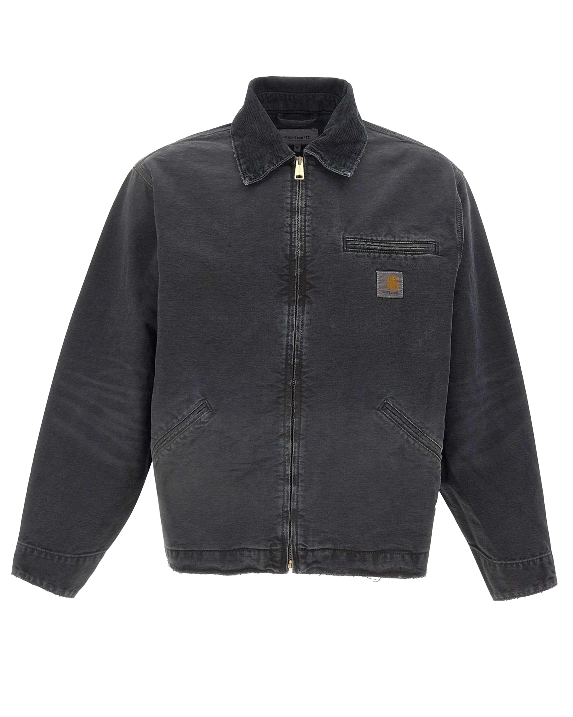 Organic Cotton Canvas Jacket — Black