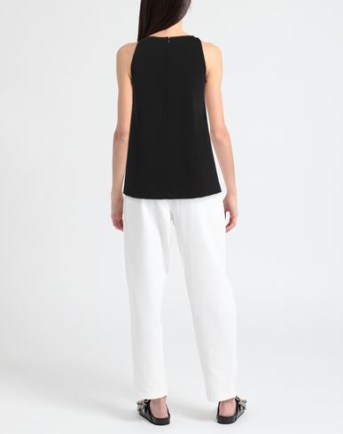 Woman Top Black Size 2 Viscose, Polyamide, Elastane
