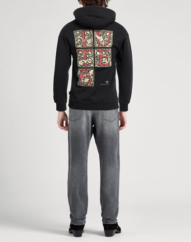 Man Sweatshirt Black Size XS Cotton