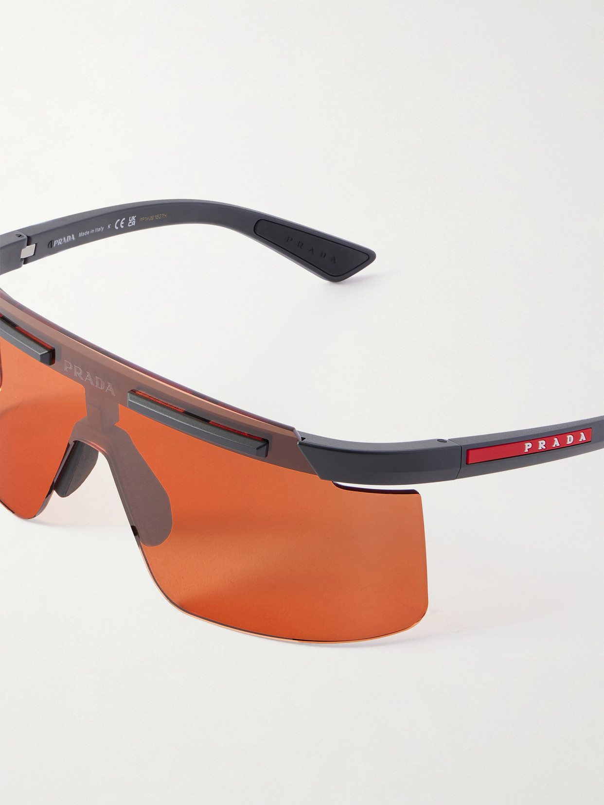 Linea Rossa Square-frame Acetate Sunglasses - Orange
