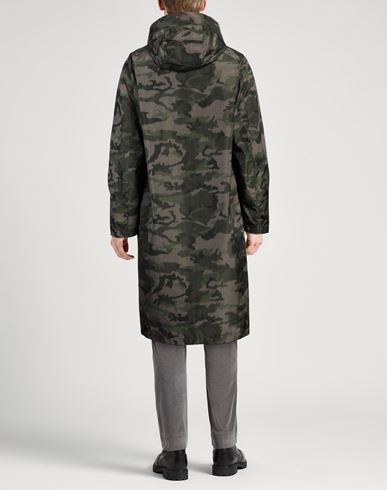 Man Overcoat & Trench Coat Military green