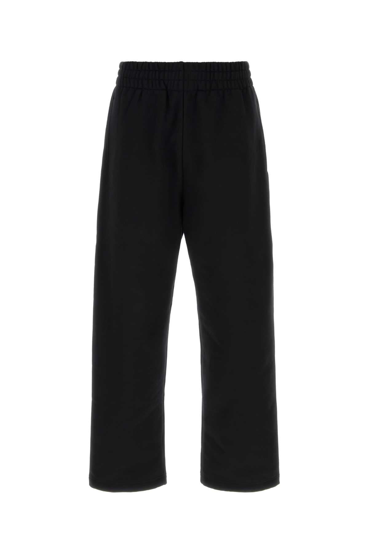 Cotton Joggers — Black