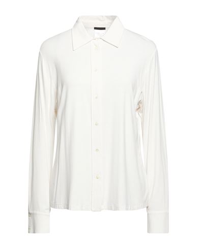 Woman Shirt White Size 10 Viscose, Elastane