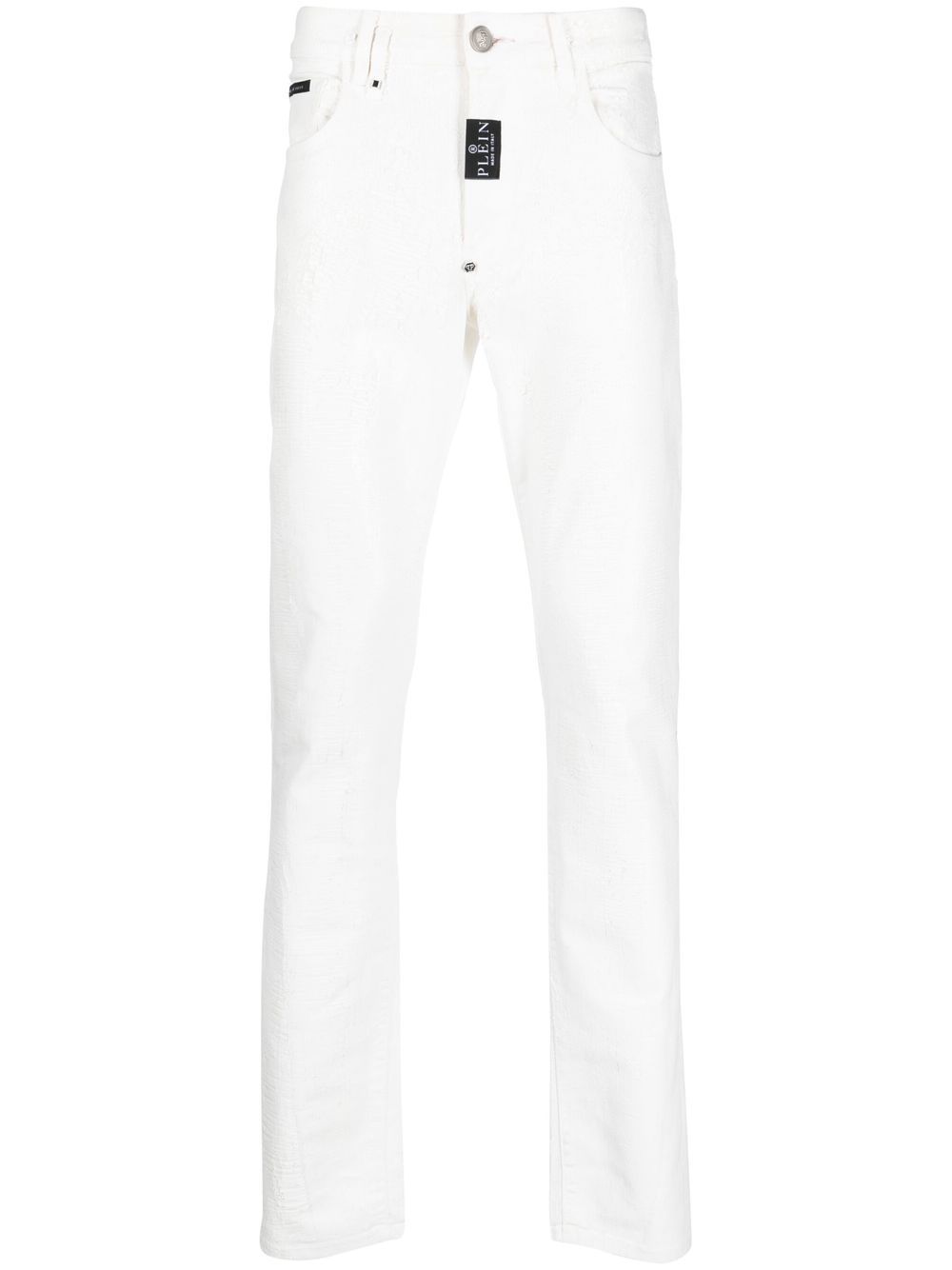 Straight-leg jeans - White
