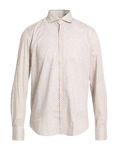 Man Shirt Beige Size 16 ½ Cotton