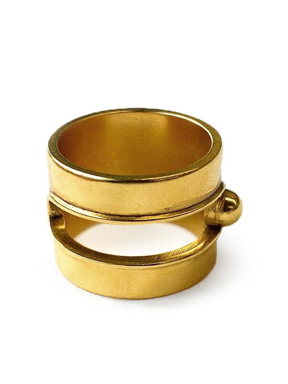 Large Boucle ring - Gold