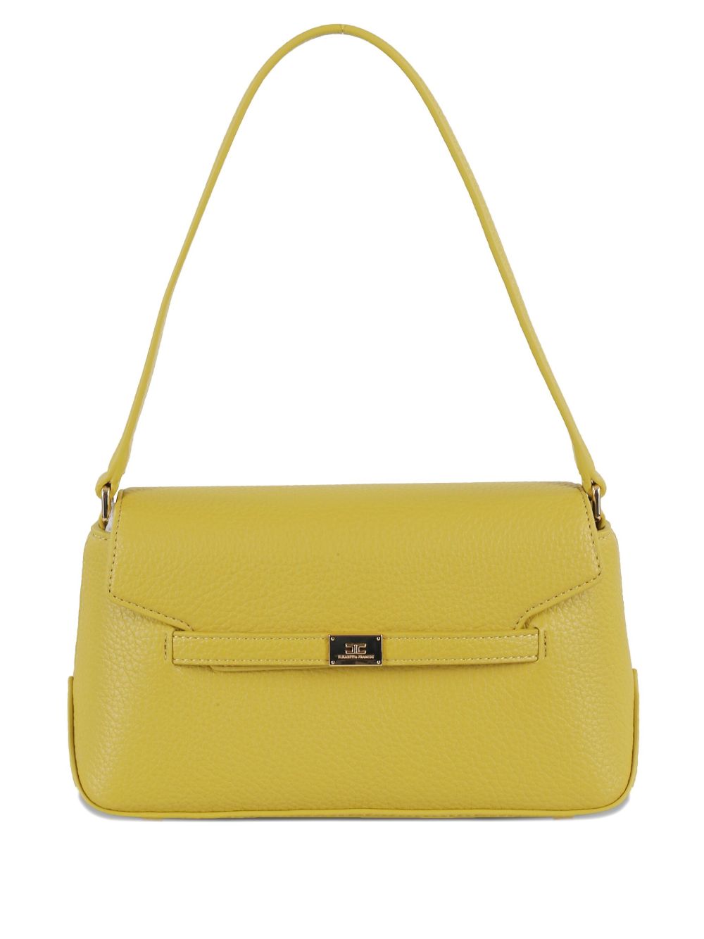 Elisabetta Franchi logo-plaque shoulder bag - Yellow