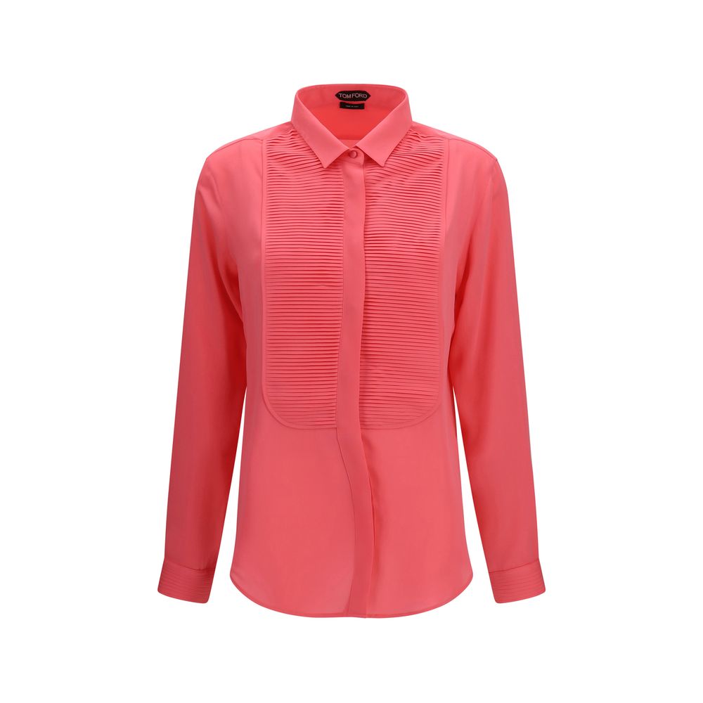 Tuxedo Shirt — Pink