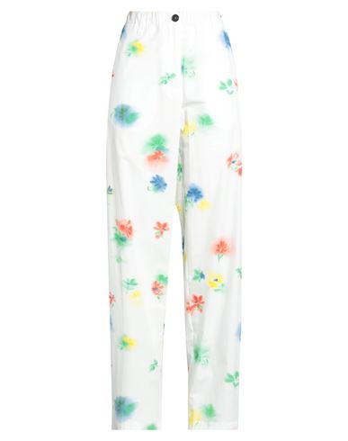 Woman Pants White Size 4 Cotton