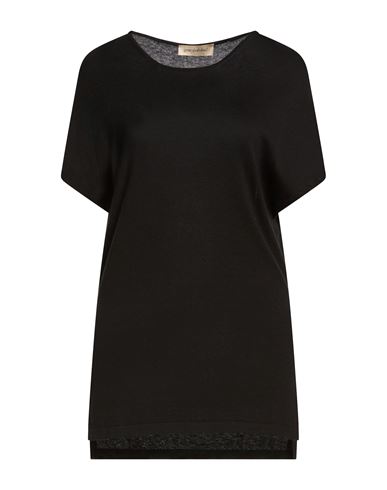 Woman Sweater Black Size 6 Silk, Cotton