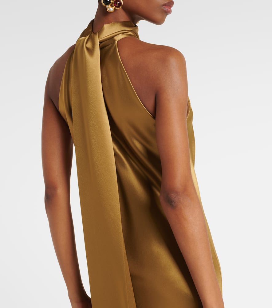 Sienna satin gown
