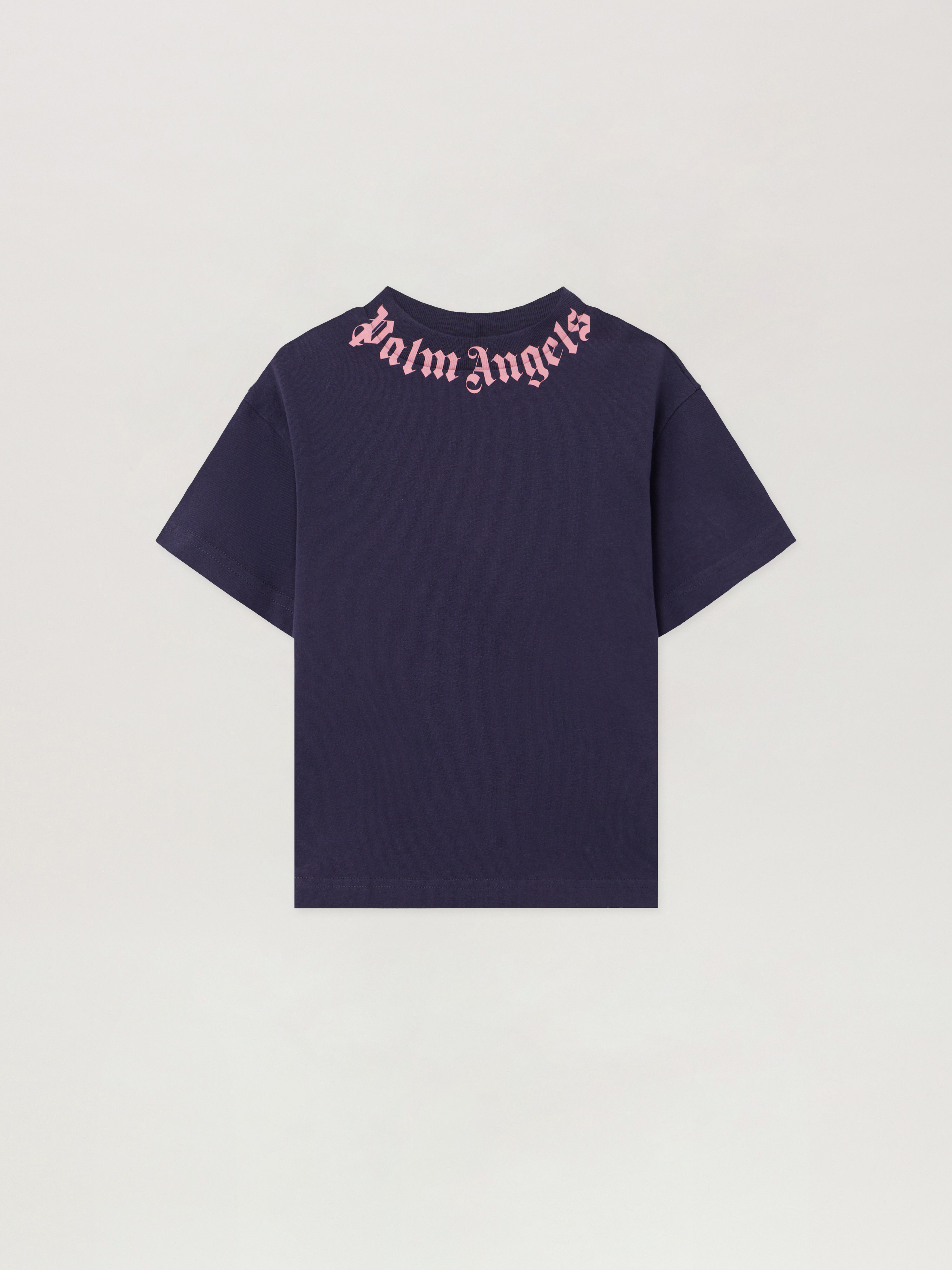 Neck Logo Reg.tshirt S/s Kids  Navy Blue