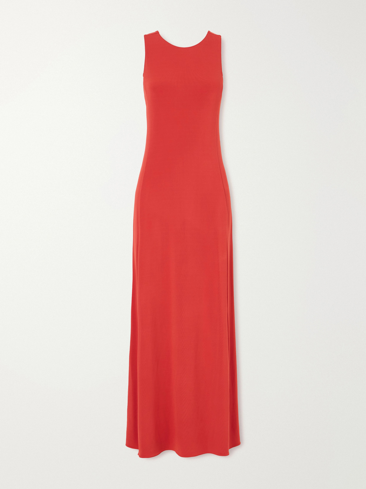 Jersey Maxi Dress - Red