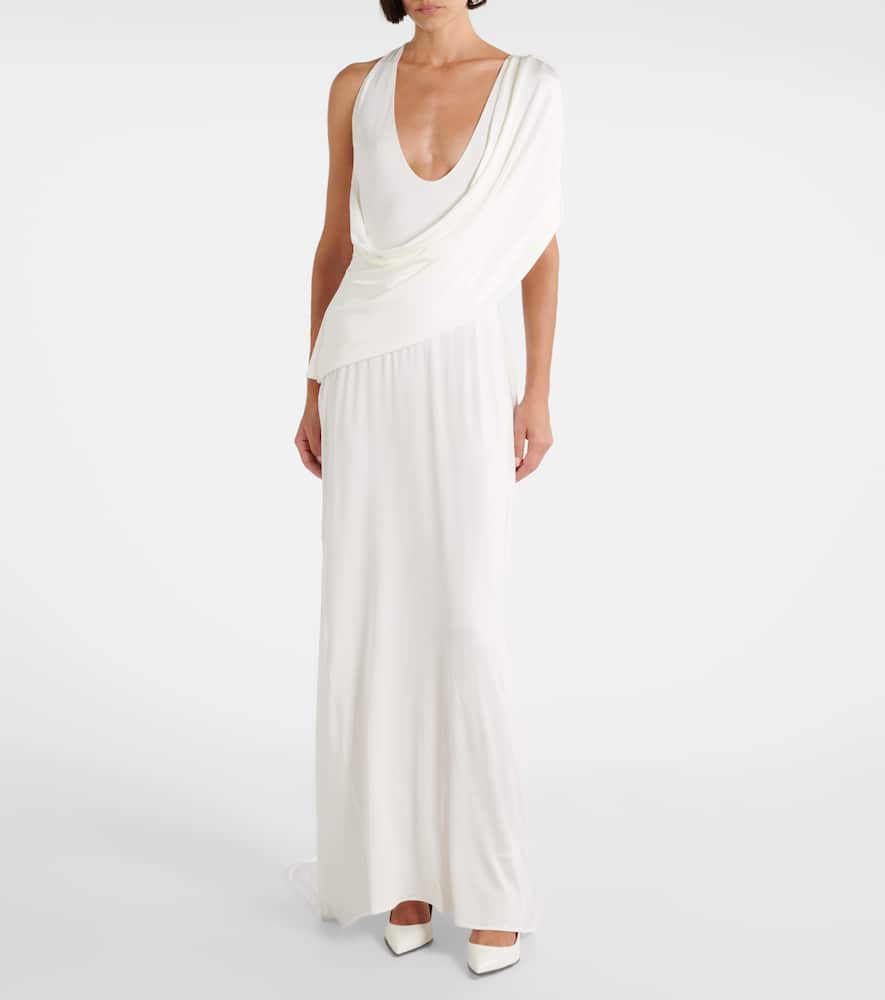 Draped gown
