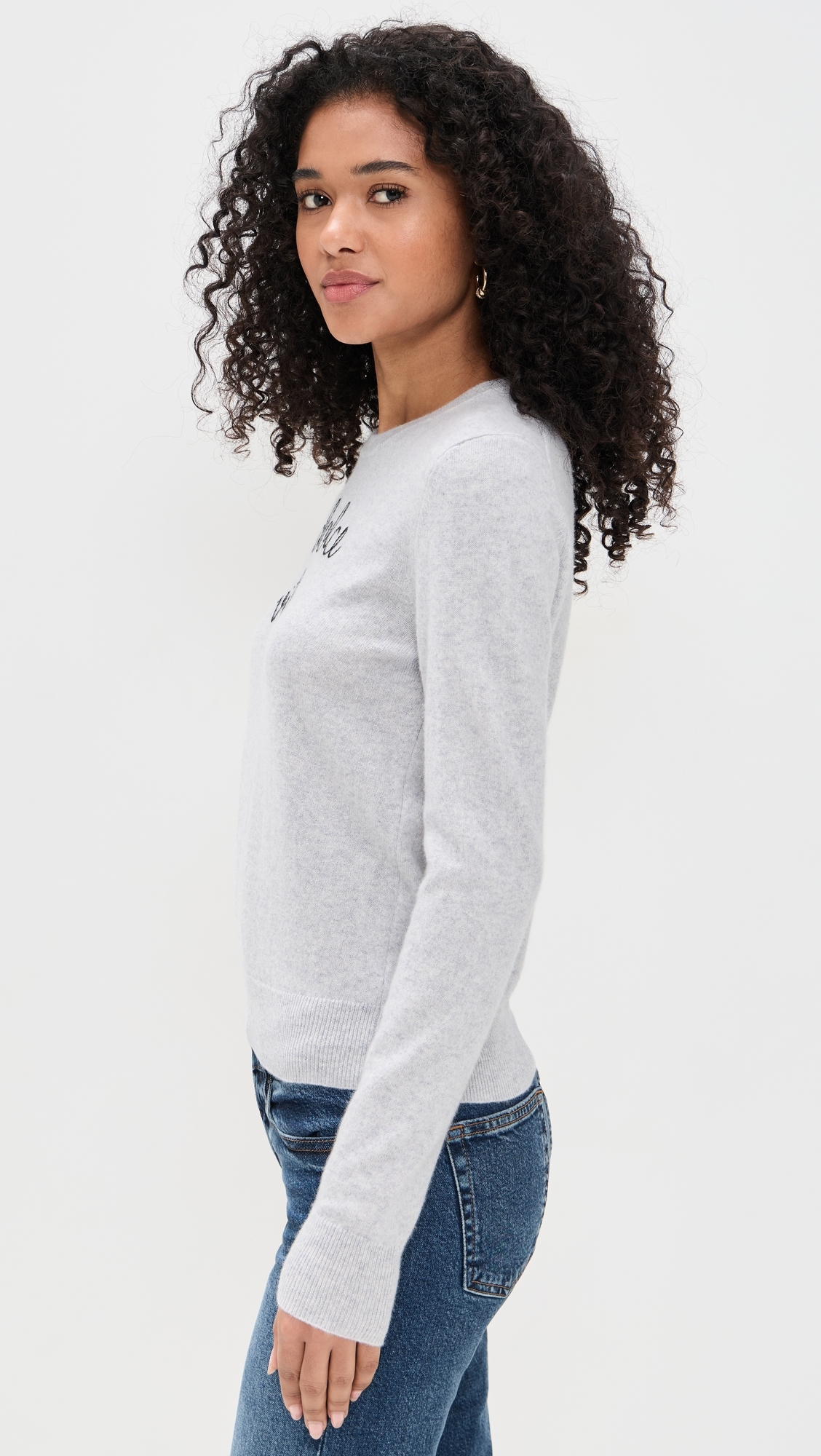 La Dolce Vita Cashmere Crewneck Smoke