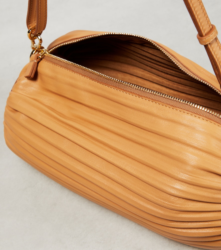 Loewe Bracelet pleated leather shoulder bag