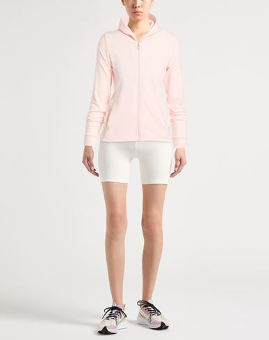 Woman Sweatshirt Light pink Size M Polyester