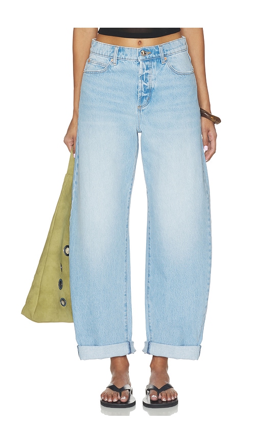 ROLLA'S Arc Barrel Jeans in Blue. - 26 also , 24, 25, 27, 28, 29, 30, 31, 32