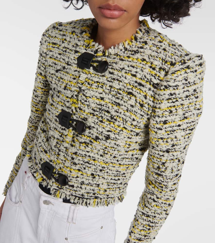Gradilia cropped wool-blend jacket