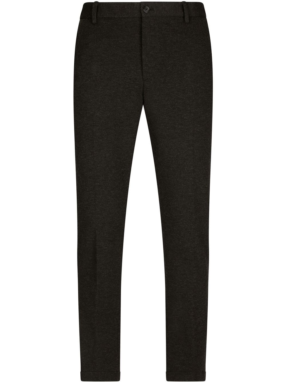 Cropped tailored trousers - Black