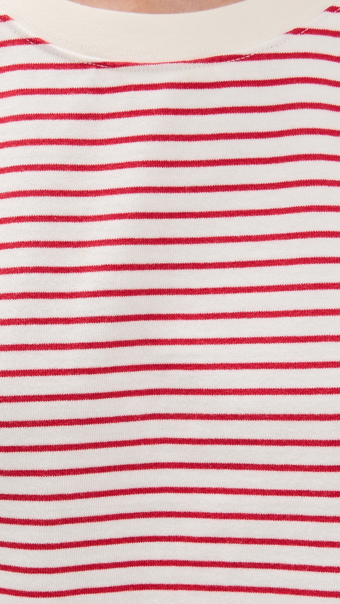 Free People Everyday Tee Stripe Ivory Combo