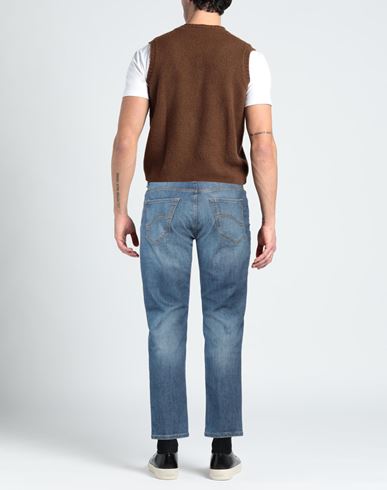 Man Jeans Blue Size 31 Cotton, Elastane