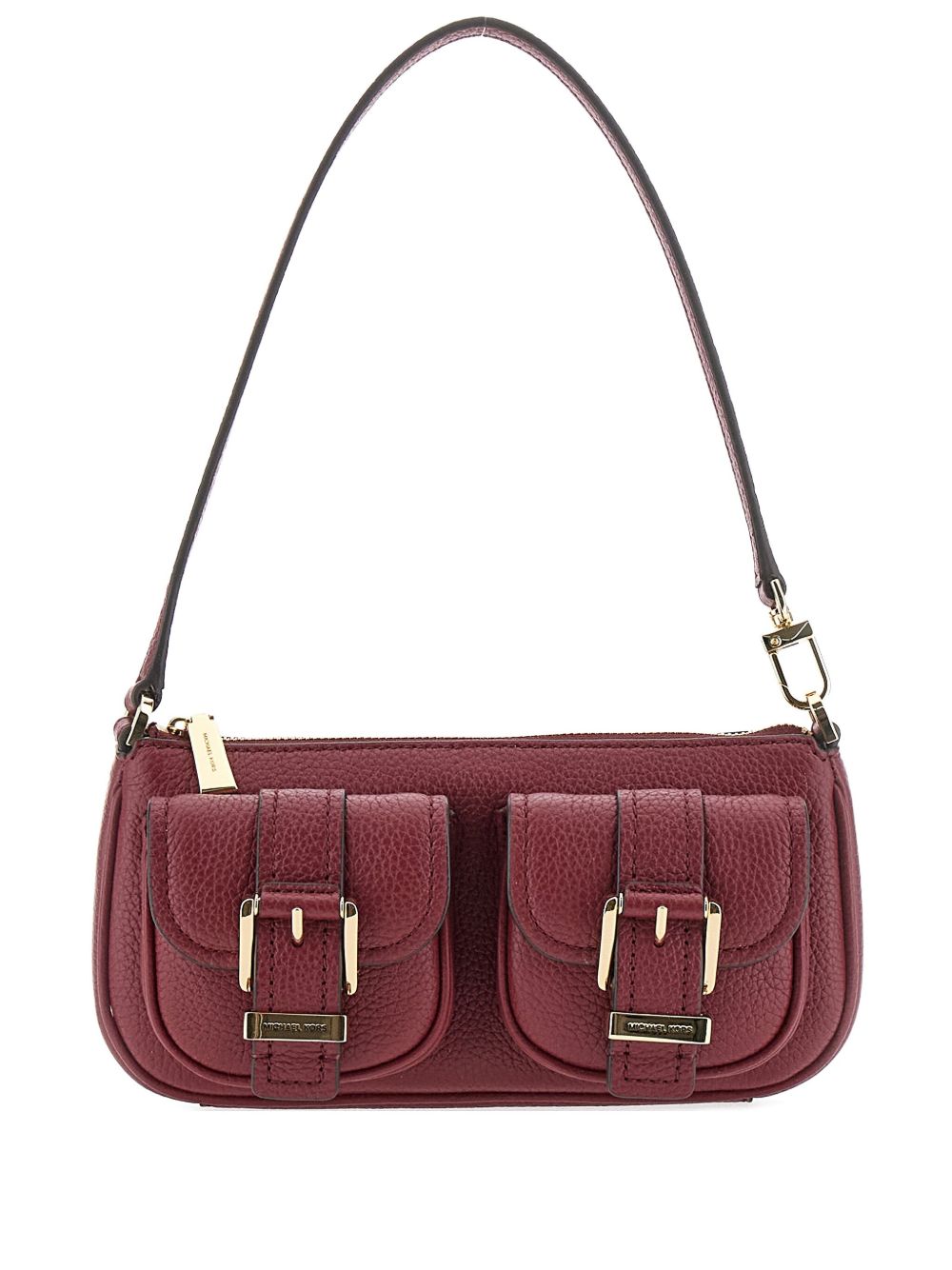Double-buckle shoulder bag - Pink