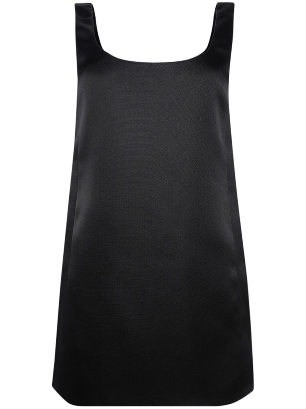 Pranta scoop-back silk dress - Black