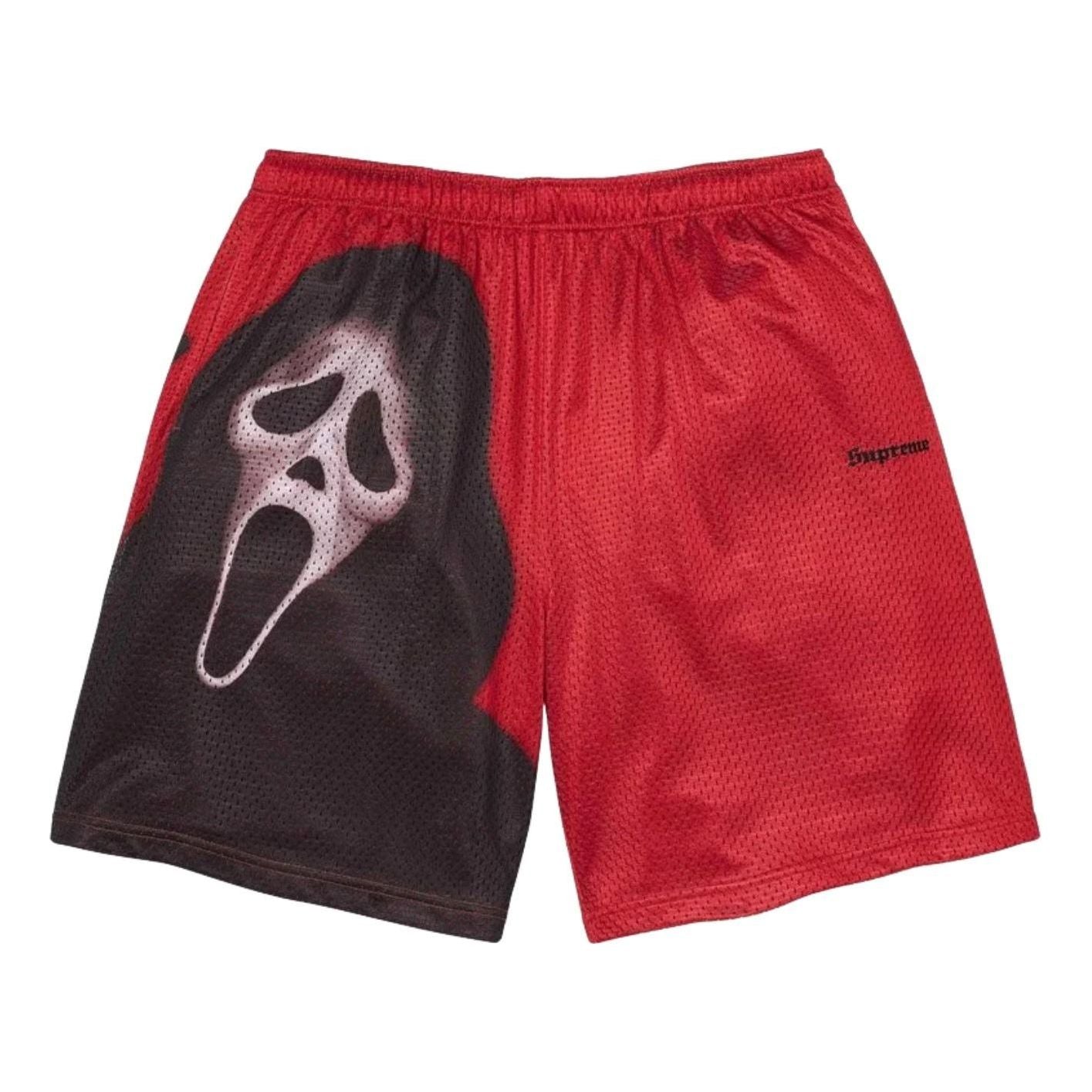 X Ghostface SS26 Mesh Short 'Red'