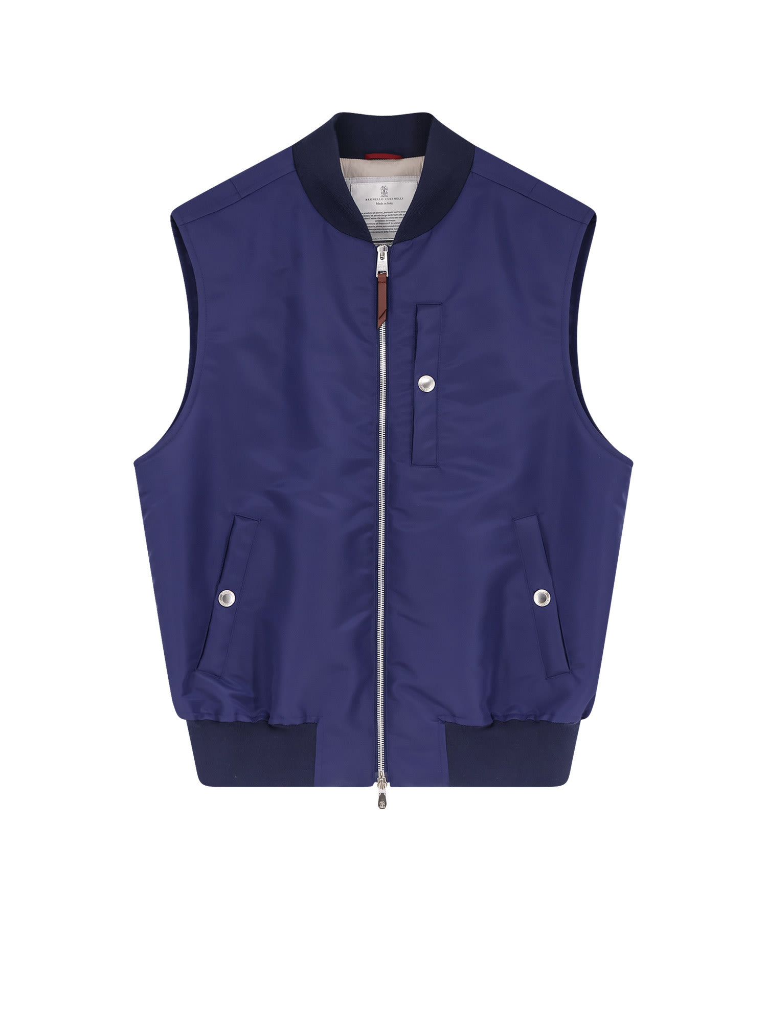 Water-Repellent Nylon Sleeveless Jacket
