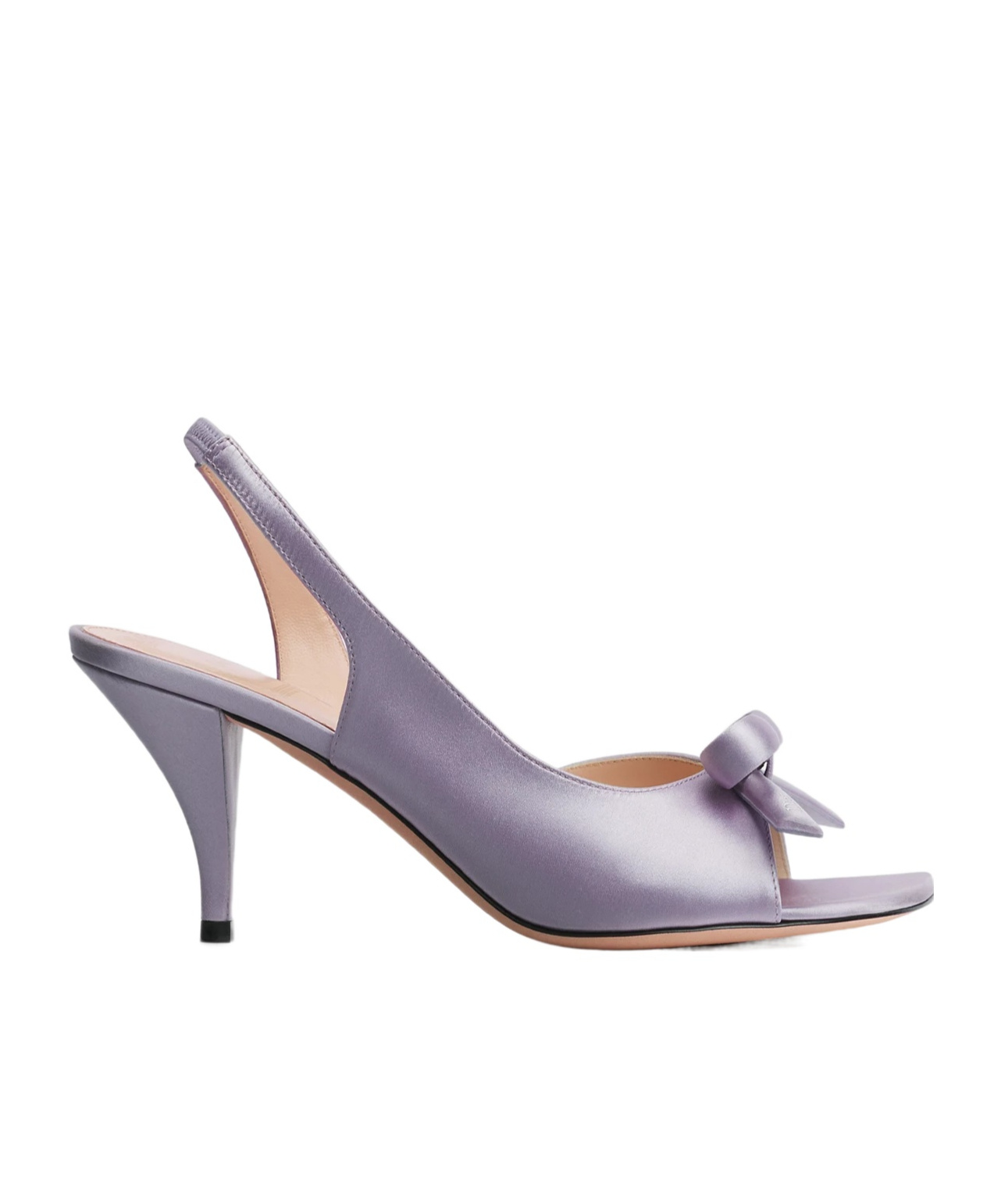Bow Heeled Slingback Sandal