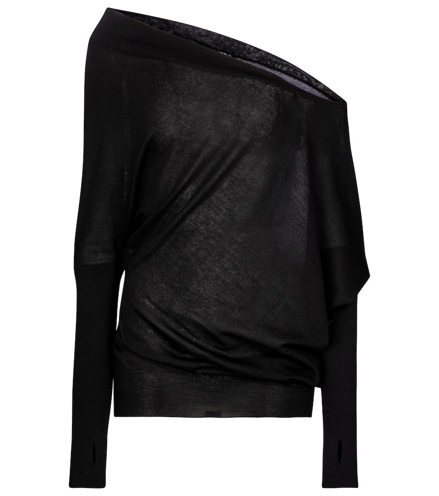 Cashmere and silk sweater