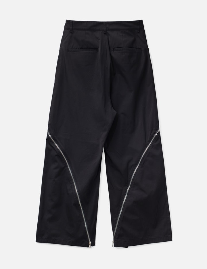 Black Zip Trousers