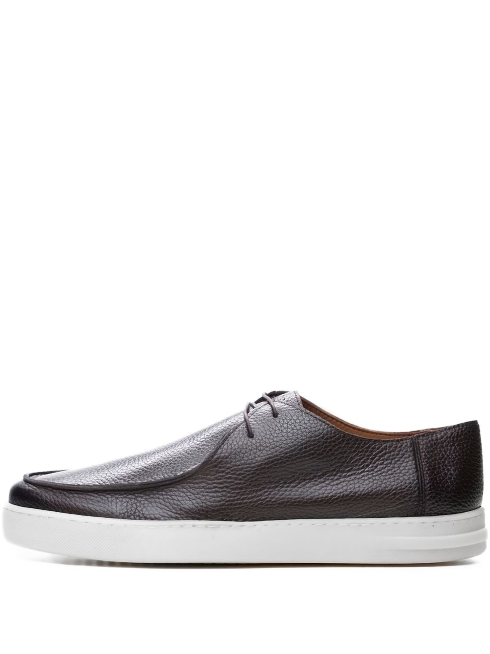Leather derby shoes - Brown